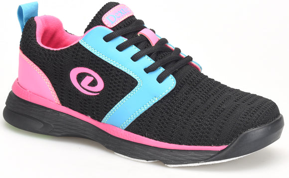 Raquel LX Black/Blue/Pink Glow Women's Bowling Shoes