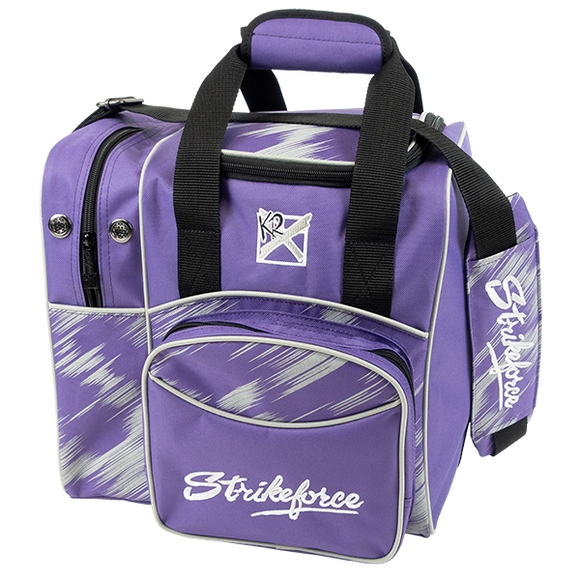 Flexx Single Tote Purple/Silver Scratch