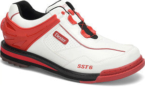 SST 6 Hybrid BOA White/Red Right Handed Men's Bowling Shoes