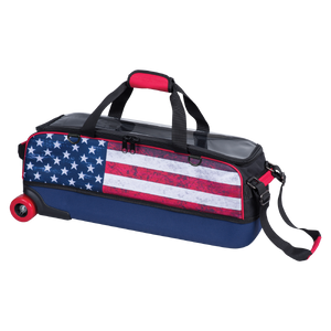 Fast Slim Three Ball Tote American Flag